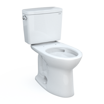 TOTO CST776CSFG#01 Drake  Two-Piece Elongated 1.6 Gpf Universal Height Tornado Flush Toilet With Cefiontect - Cotton White