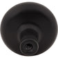 JEFFREY ALEXANDER 329MB Loxley 1-1/4" Diameter Mushroom Knob - Matte Black