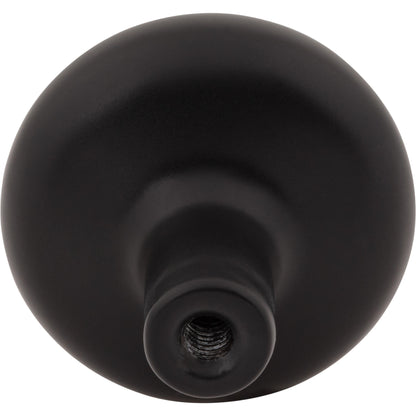 JEFFREY ALEXANDER 329MB Loxley 1-1/4" Diameter Mushroom Knob - Matte Black