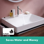HANSGROHE 73302001 Tecturis S Single-Hole Faucet 80 with Pop-Up Drain, 1.2 GPM - Chrome