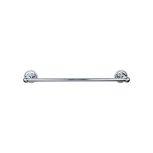 TOP KNOBS ED8PCF TOP BATH (R) Edwardian Bath Single 26 1/2" Wall Mounted Towel Bar - Polished Chrome