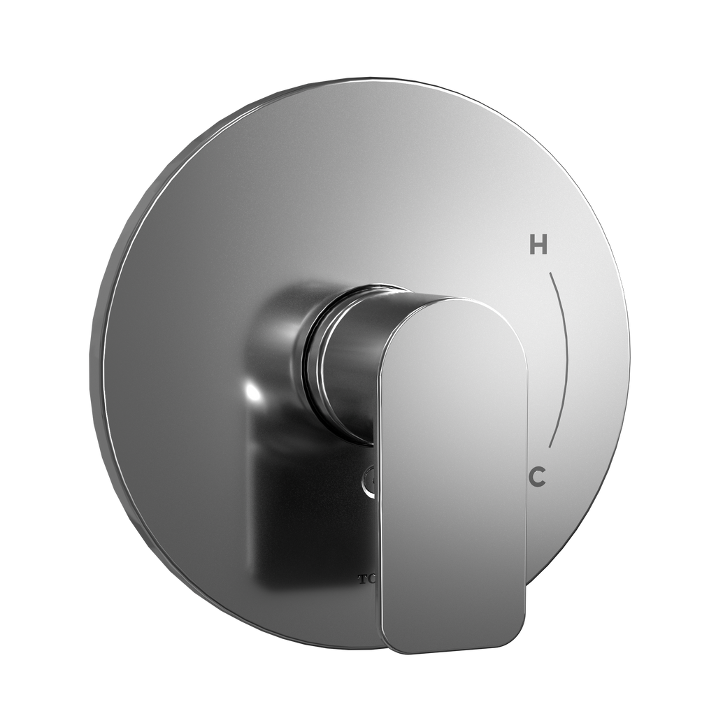 TOTO TS362P#CP Oberon Round 7 Inch Pressure Balance Valve Shower Trim - Polished Chrome