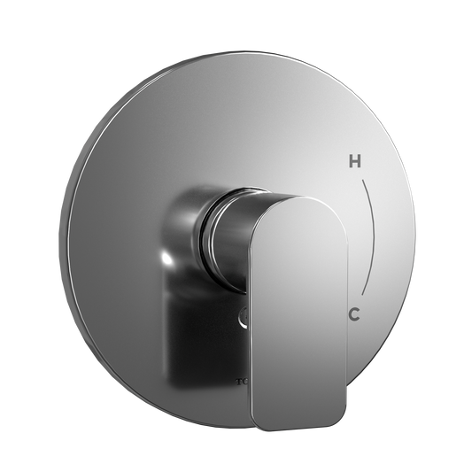 TOTO TS362P#CP Oberon Round 7 Inch Pressure Balance Valve Shower Trim - Polished Chrome