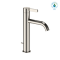 TOTO TLG11303U#PN Gf 1.2 Gpm Single Handle Semi-Vessel Bathroom Sink Faucet With Comfort Glide Technology - Polished Nickel