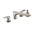TOTO TBG01202U#BN Go Two-Handle Deck-Mount Roman Tub Filler Trim With Handshower - Brushed Nickel