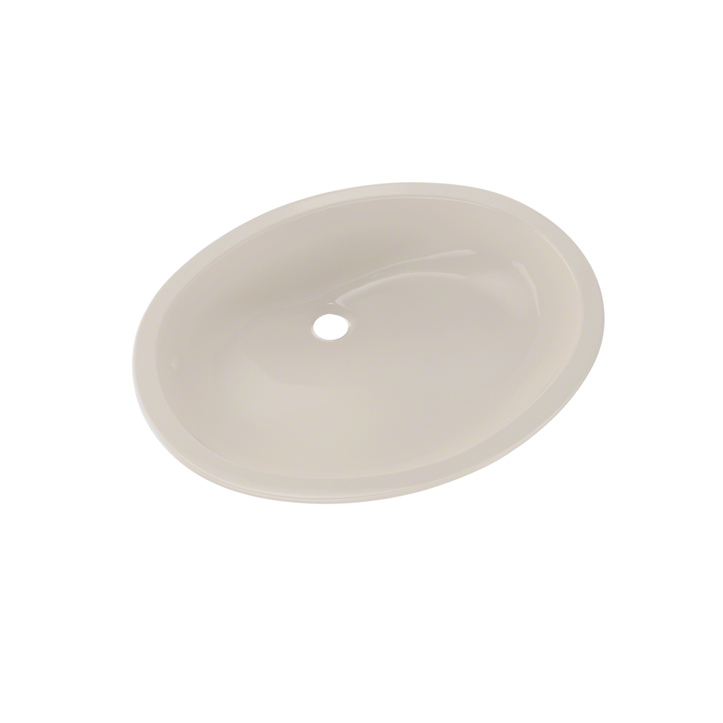 TOTO LT597G#12 Dantesca Oval Undermount Bathroom Sink With Cefiontect - Sedona Beige