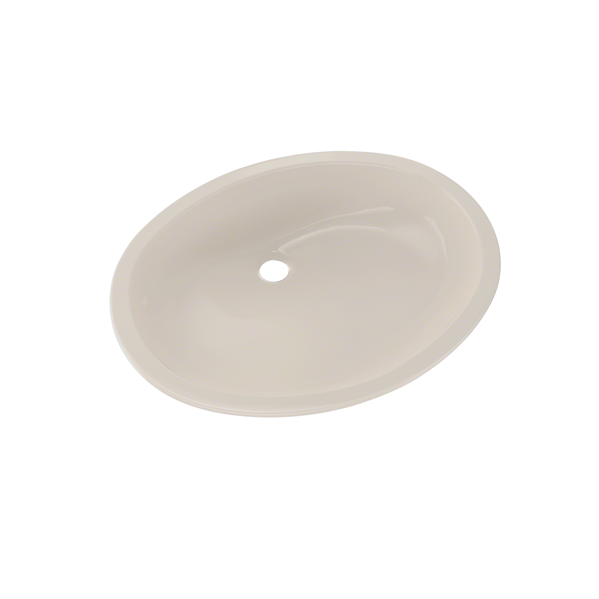 TOTO LT597G#12 Dantesca Oval Undermount Bathroom Sink With Cefiontect - Sedona Beige
