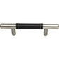 ATLAS 280-BL-BRN Zanzibar 3" Center to Center Bar Pull - Brushed Nickel