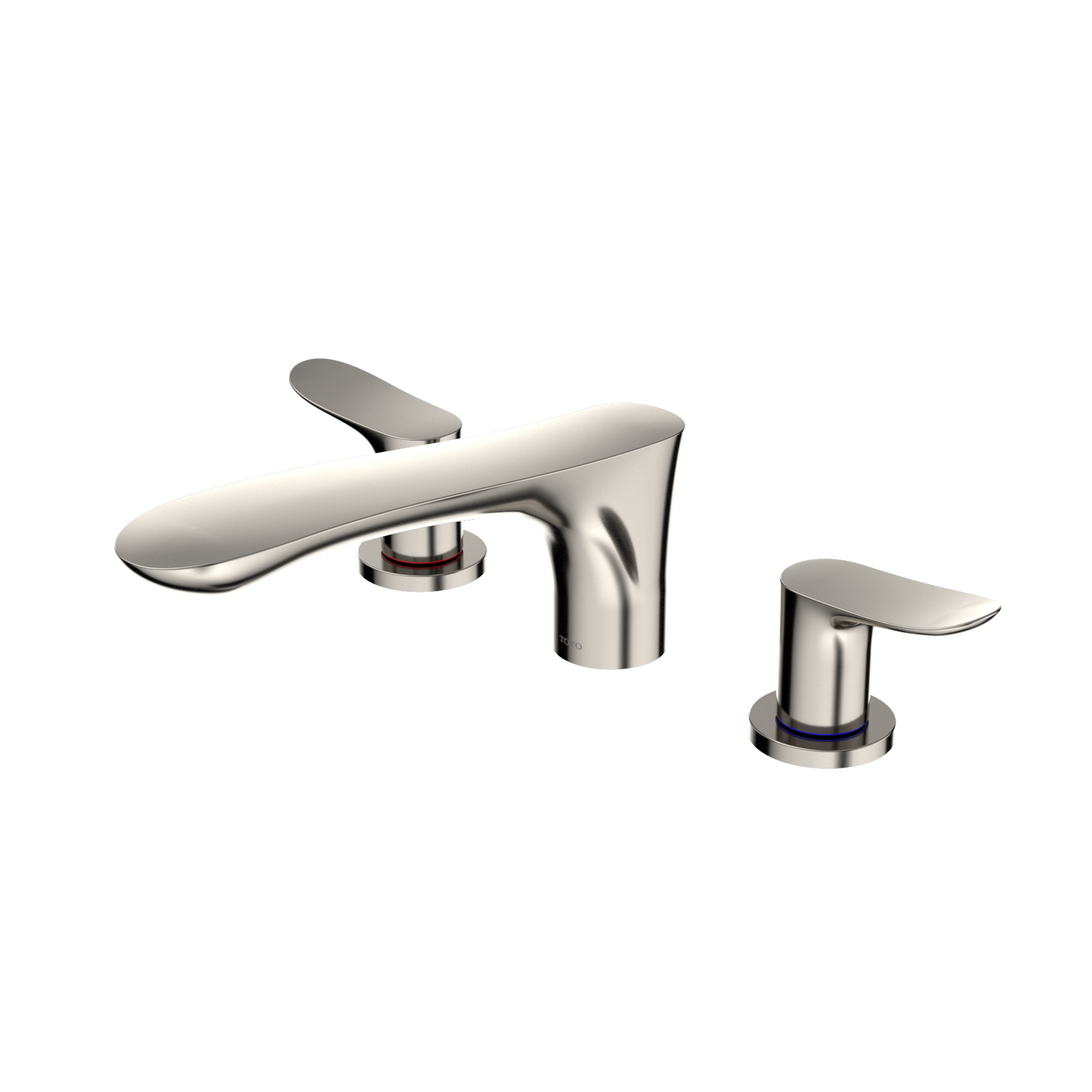 TOTO TBG01201U#PN GO Two-Handle Deck-Mount Roman Tub Filler Trim , Polished Nickel