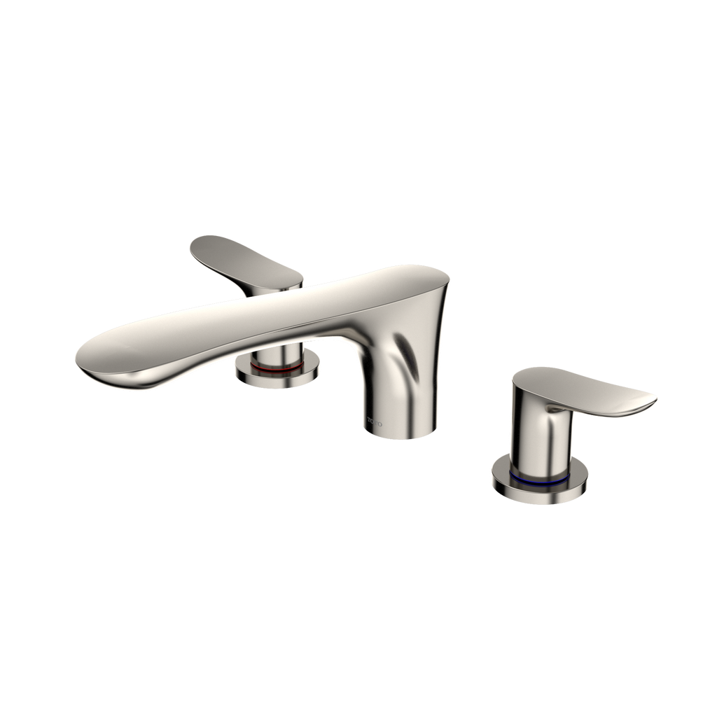 TOTO TBG01201U#PN Go Two-Handle Deck-Mount Roman Tub Filler Trim - Polished Nickel