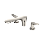 TOTO TBG01201U#PN Go Two-Handle Deck-Mount Roman Tub Filler Trim - Polished Nickel