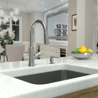 HANSGROHE 04793800 Joleena HighArc Kitchen Faucet, 2-Spray Pull-Down, 1.75 GPM - Stainless Steel Optic