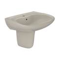 TOTO LHT242G#03 Prominence Oval Wall-Mount Bathroom Sink With Cefiontect And Shroud For Single Hole Faucets - Bone