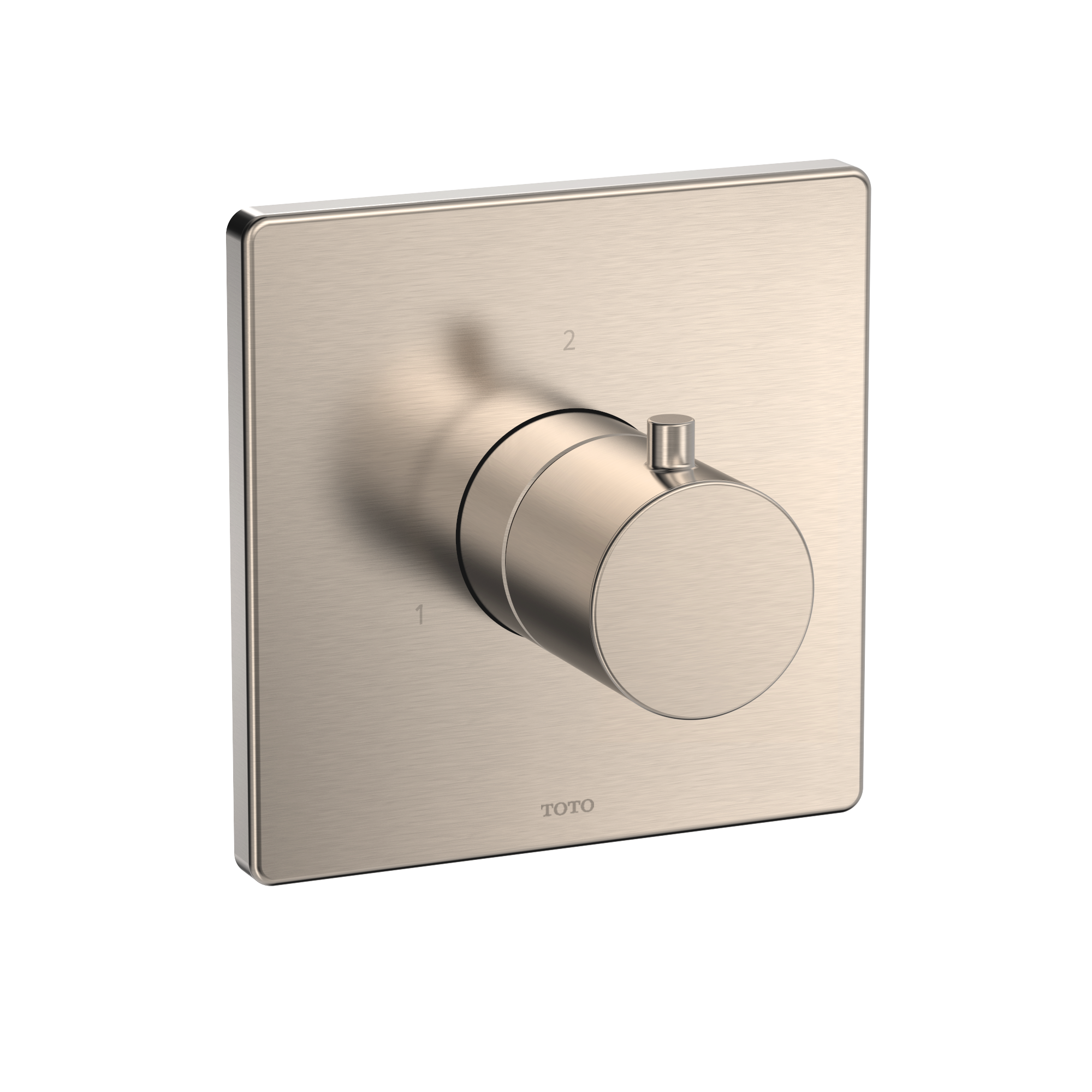 TOTO TBV02103U#BN Square Two-Way Diverter Shower Trim - Brushed Nickel