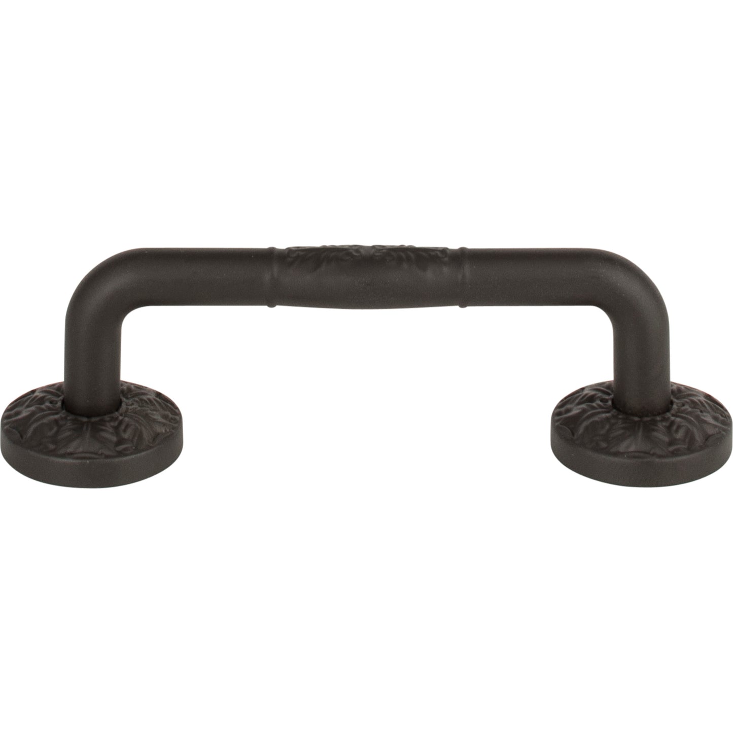 ATLAS 264-O Hammered Medallion 3" Center to Center Bar Pull , Aged Bronze