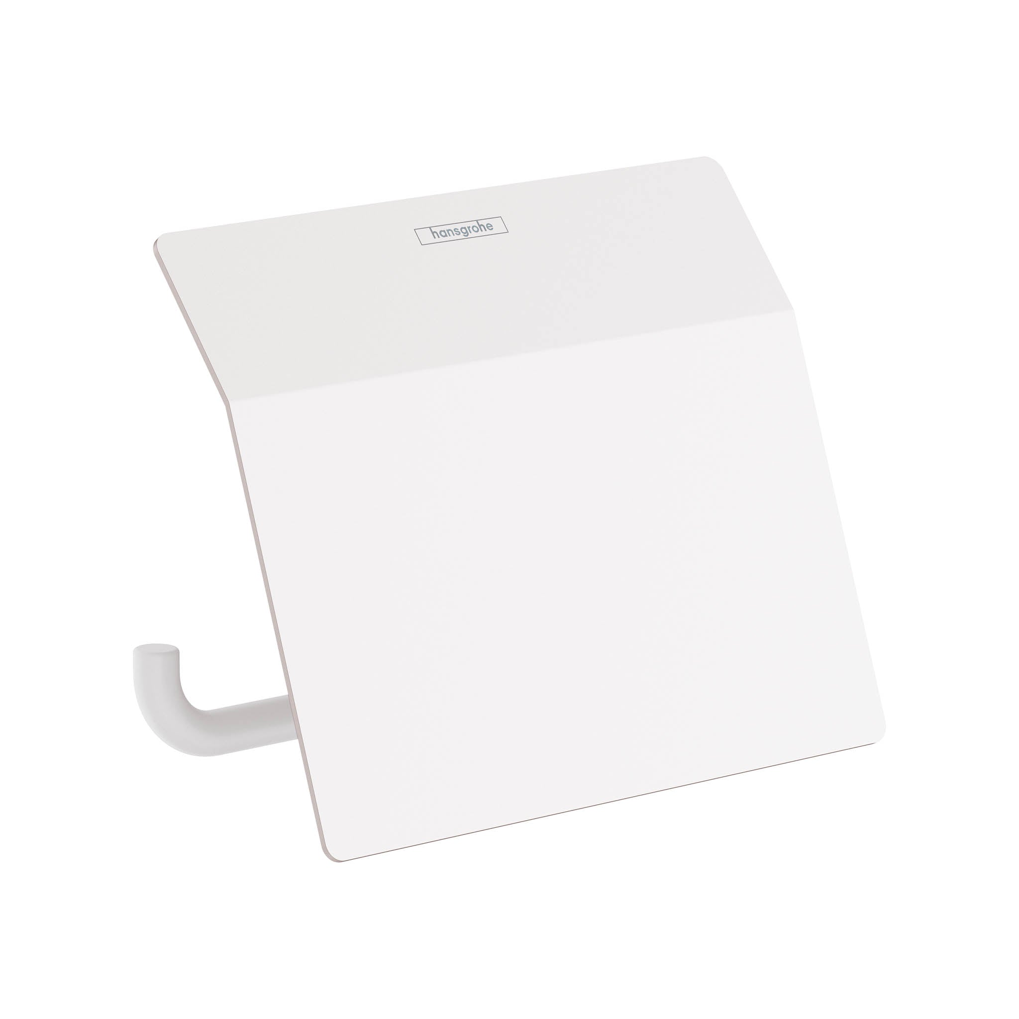HANSGROHE 41753700 AddStoris Toilet Paper Holder with Cover - Matte White
