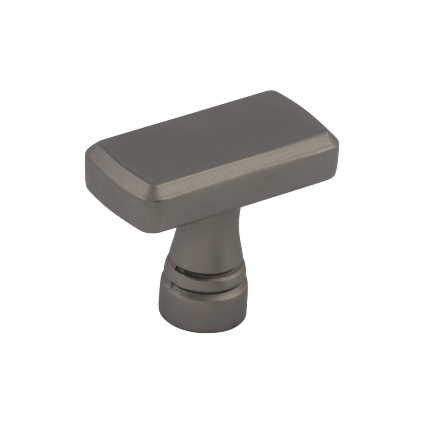 TOP KNOBS TK850AG Kingsbridge 1 3/8" Length Rectangle Knob - Ash Gray