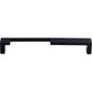 TOP KNOBS TK257BLK Modern Metro Notch Pull A 7" Center to Center Bar Pull - Flat Black