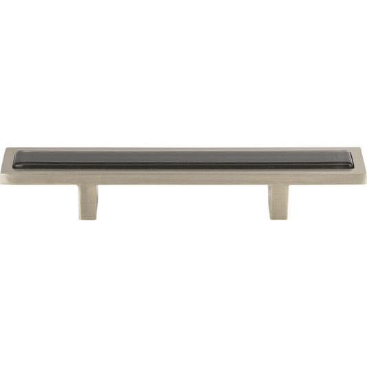 ATLAS 231-BLK-BRN Spa 3" Center to Center Bar Pull , Brushed Nickel