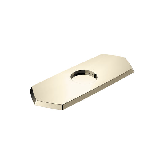 HANSGROHE 04819830 Locarno Base Plate for Single-Hole Faucets - Polished Nickel