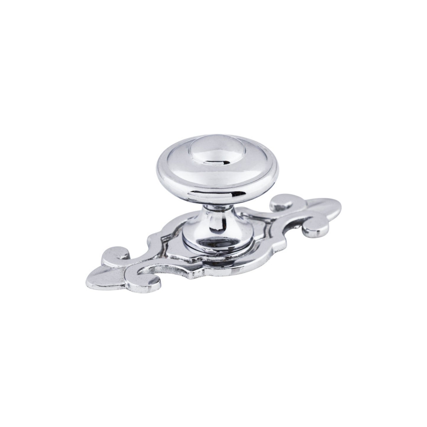 TOP KNOBS M2134 Canterbury 1 1/4" Diameter Round Knob - Polished Chrome