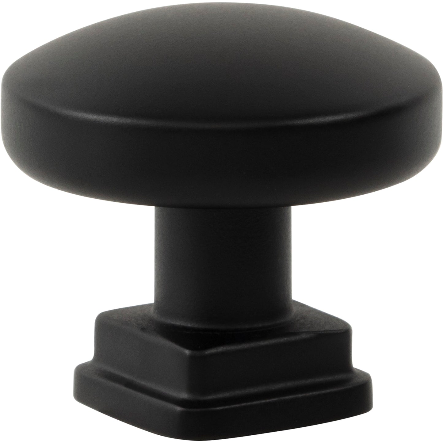 ATLAS A6021-BL Kimberton 1 1/4" Length Round Knob - Matte Black