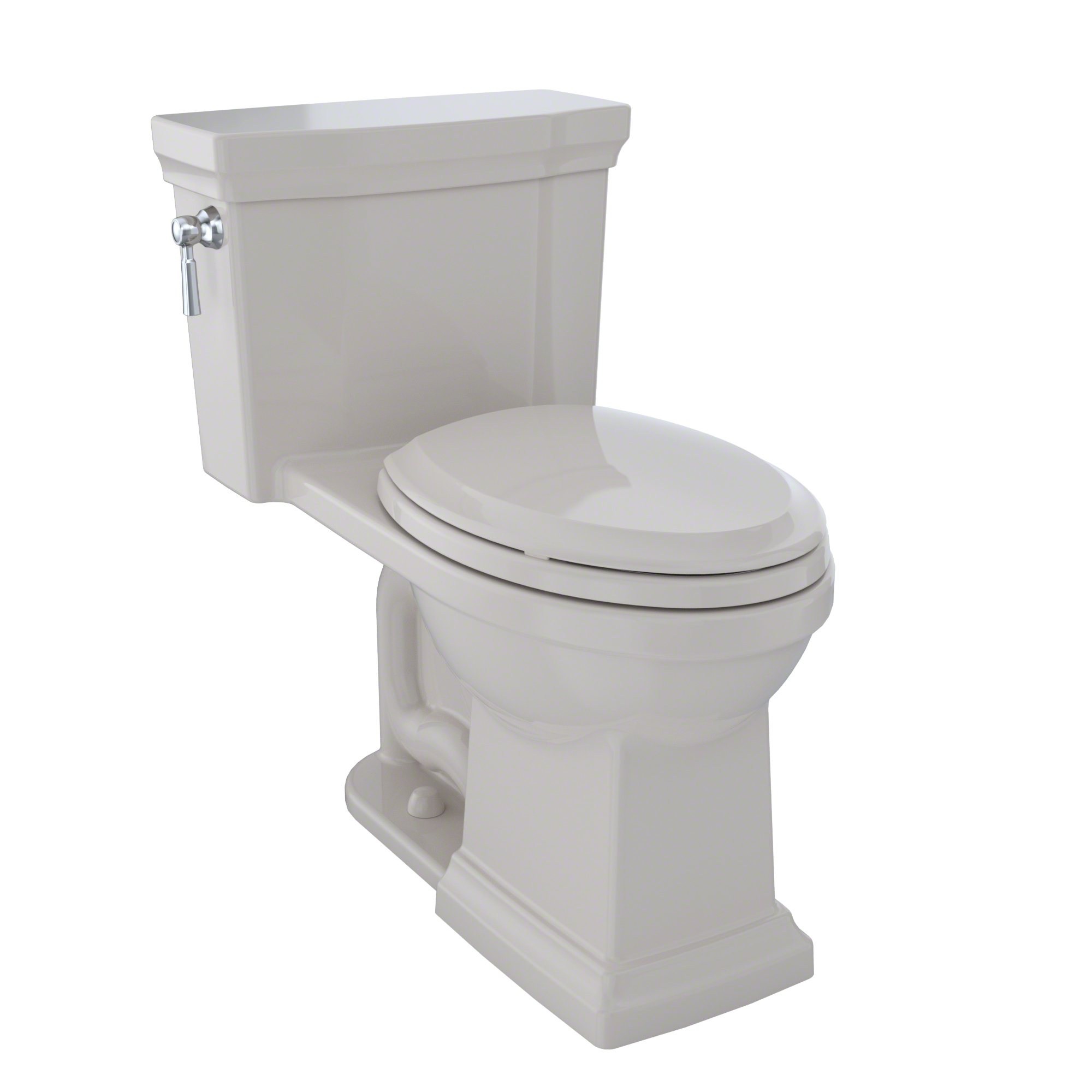 TOTO MS814224CEFG#12 Promenade Ii One-Piece Elongated 1.28 Gpf Universal Height Toilet With Cefiontect - Sedona Beige