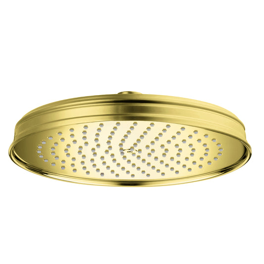 AXOR 28374251 Montreux Showerhead 240 1-Jet, 1.75 GPM - Brushed Gold Optic