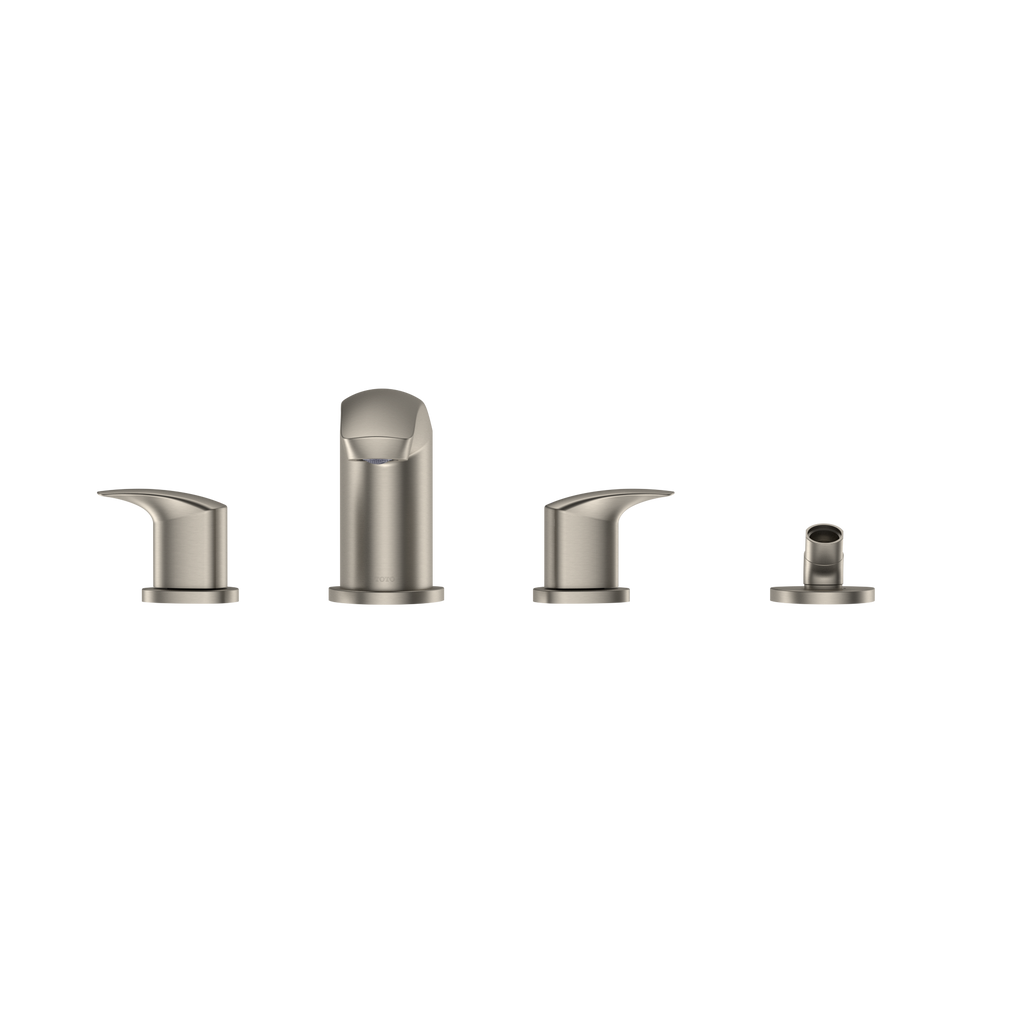 TOTO TBG09202U#BN Gm Two-Handle Deck-Mount Roman Tub Filler Trim With Handshower - Brushed Nickel