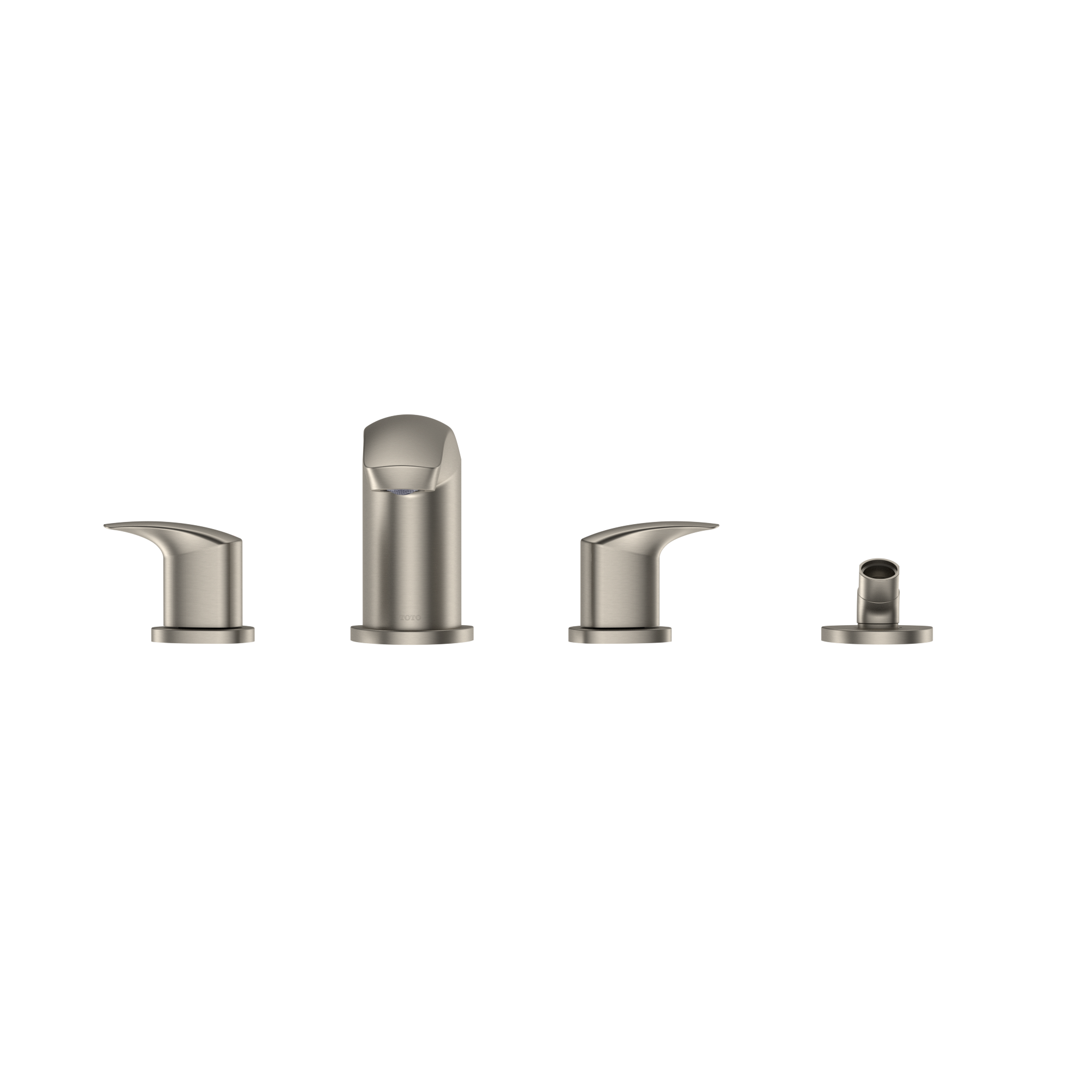 TOTO TBG09202U#BN Gm Two-Handle Deck-Mount Roman Tub Filler Trim With Handshower - Brushed Nickel