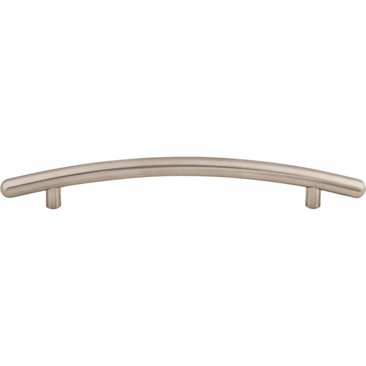 TOP KNOBS M536 Curved 6 5/16" Center to Center Bar Pull - Brushed Satin Nickel