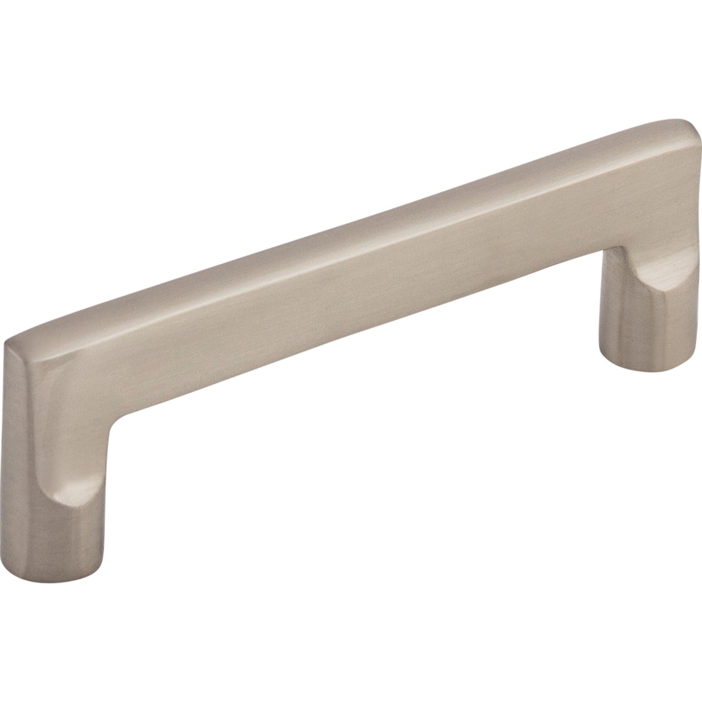 TOP KNOBS M1972 Aspen II Flat Sided 4" Center to Center Bar Pull - Brushed Satin Nickel