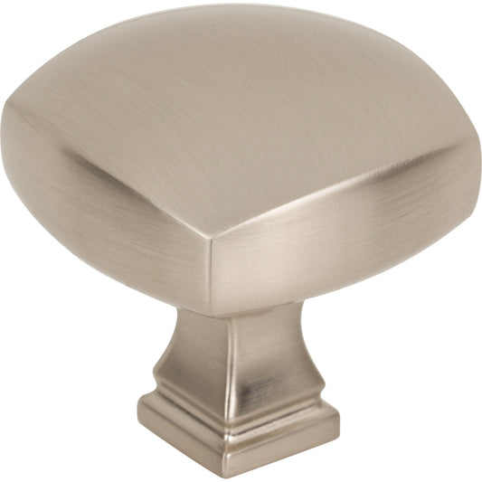 JEFFREY ALEXANDER 278L-SN Audrey 1-3/8" Diameter Square Knob - Satin Nickel