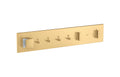 AXOR 12573251 ShowerComposition Thermostatic Module Trim for 4 Functions - Brushed Gold Optic