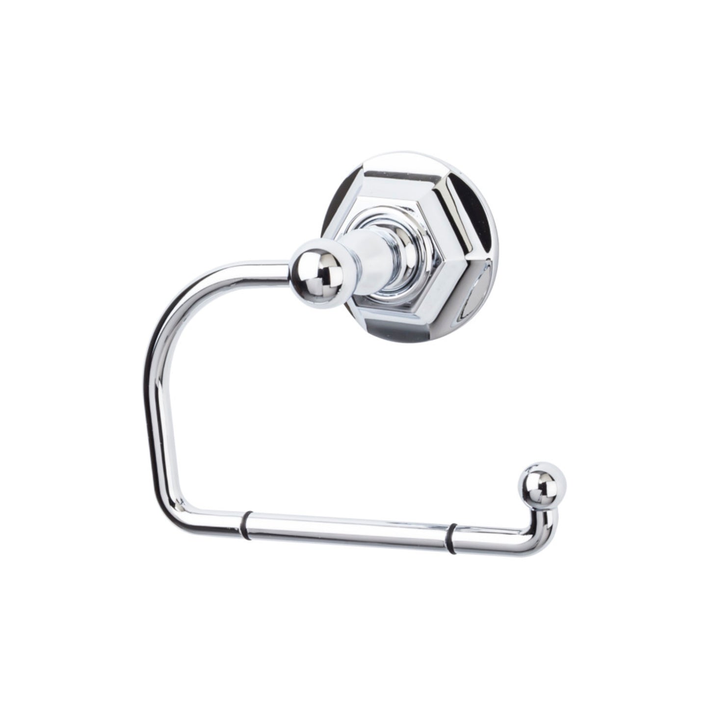 TOP KNOBS ED4PCB TOP BATH (R) Edwardian Bath Wall Mounted Toilet Paper Holder - Polished Chrome