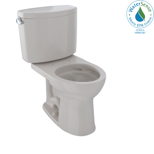 TOTO CST453CEFG#12 Drake Ii Two-Piece Round 1.28 Gpf Universal Height Toilet With Cefiontect - Sedona Beige