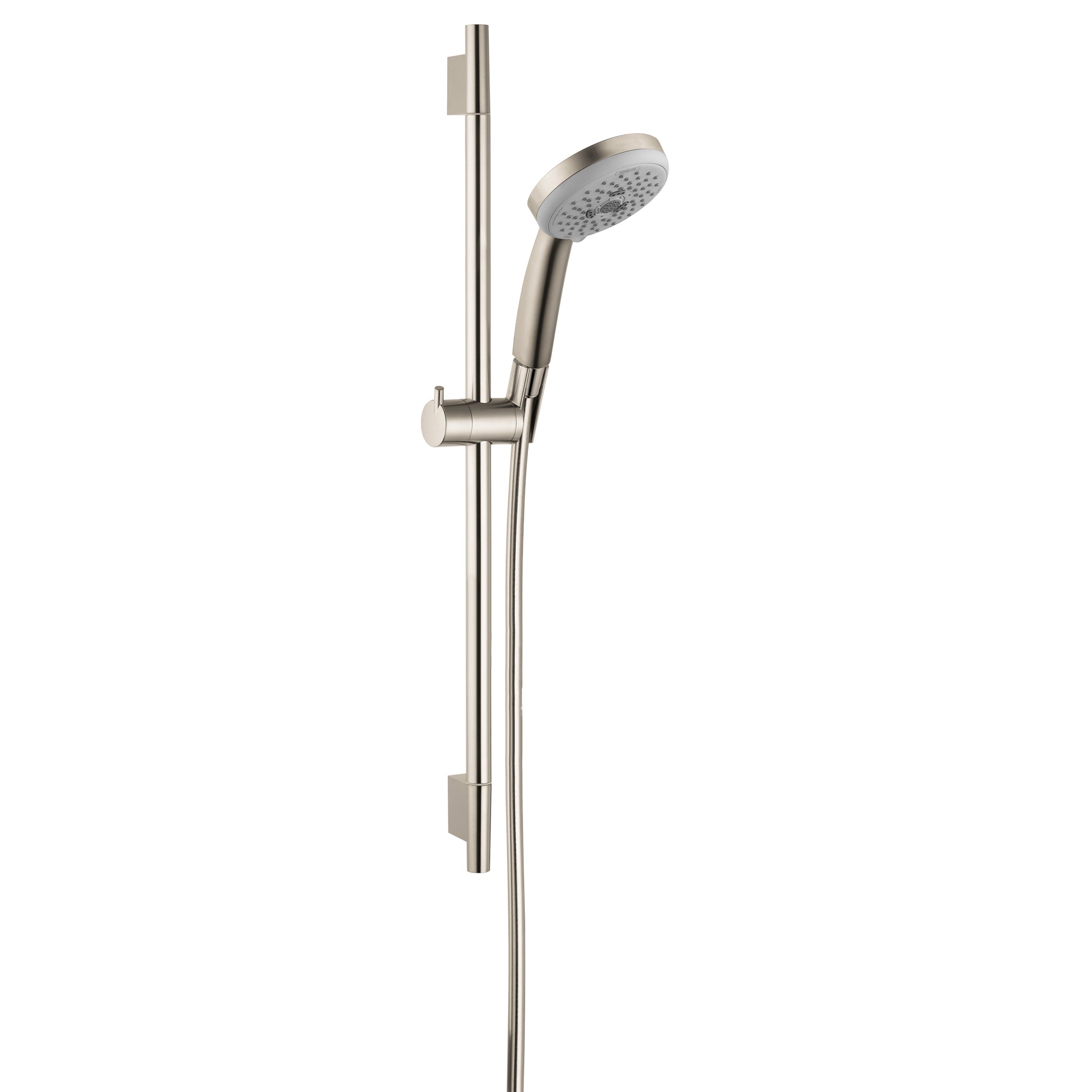 HANSGROHE 04946820 Croma 100 Wallbar Set 3-Jet, 1.75 GPM - Brushed Nickel