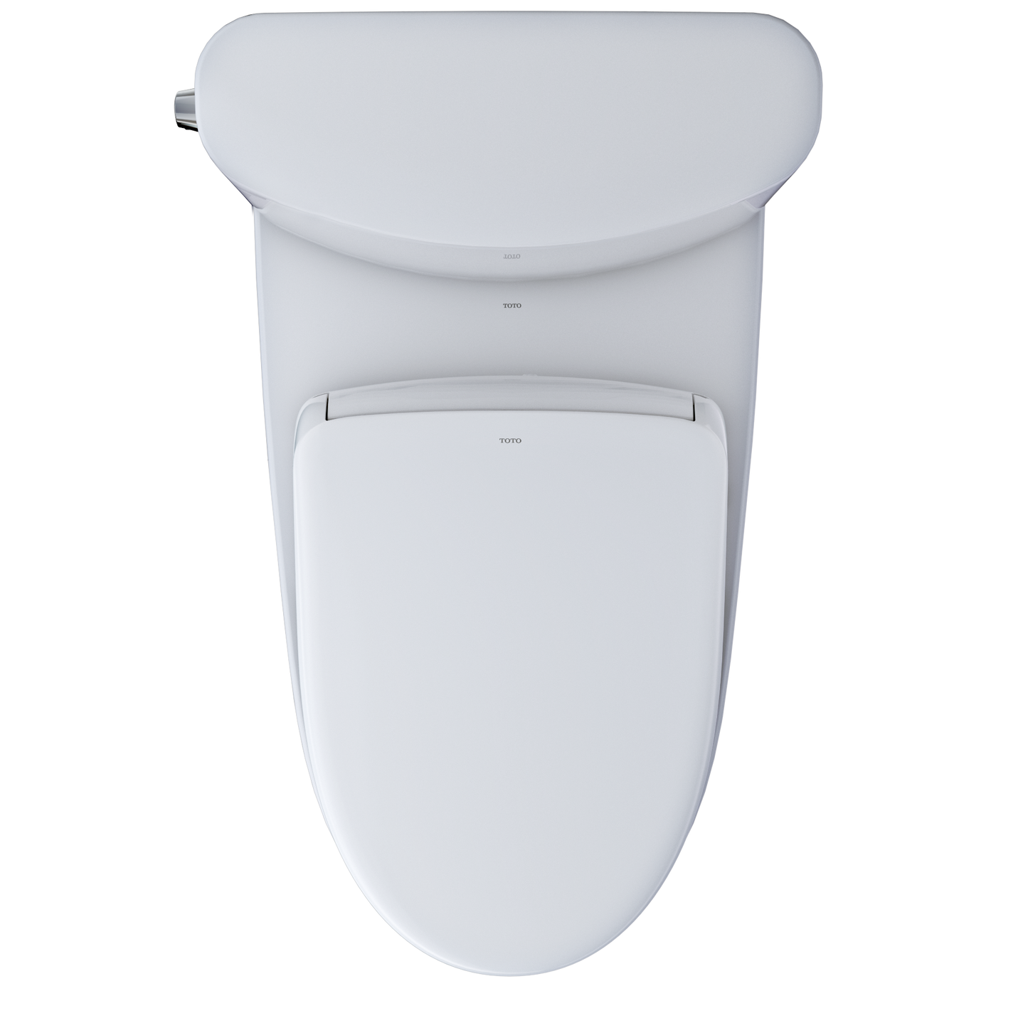 TOTO MW4424726CEFGA#01 Washlet+ Nexus Two-Piece Elongated 1.28 Gpf Toilet With Auto Flush S7 Contemporary Bidet Seat - Cotton White