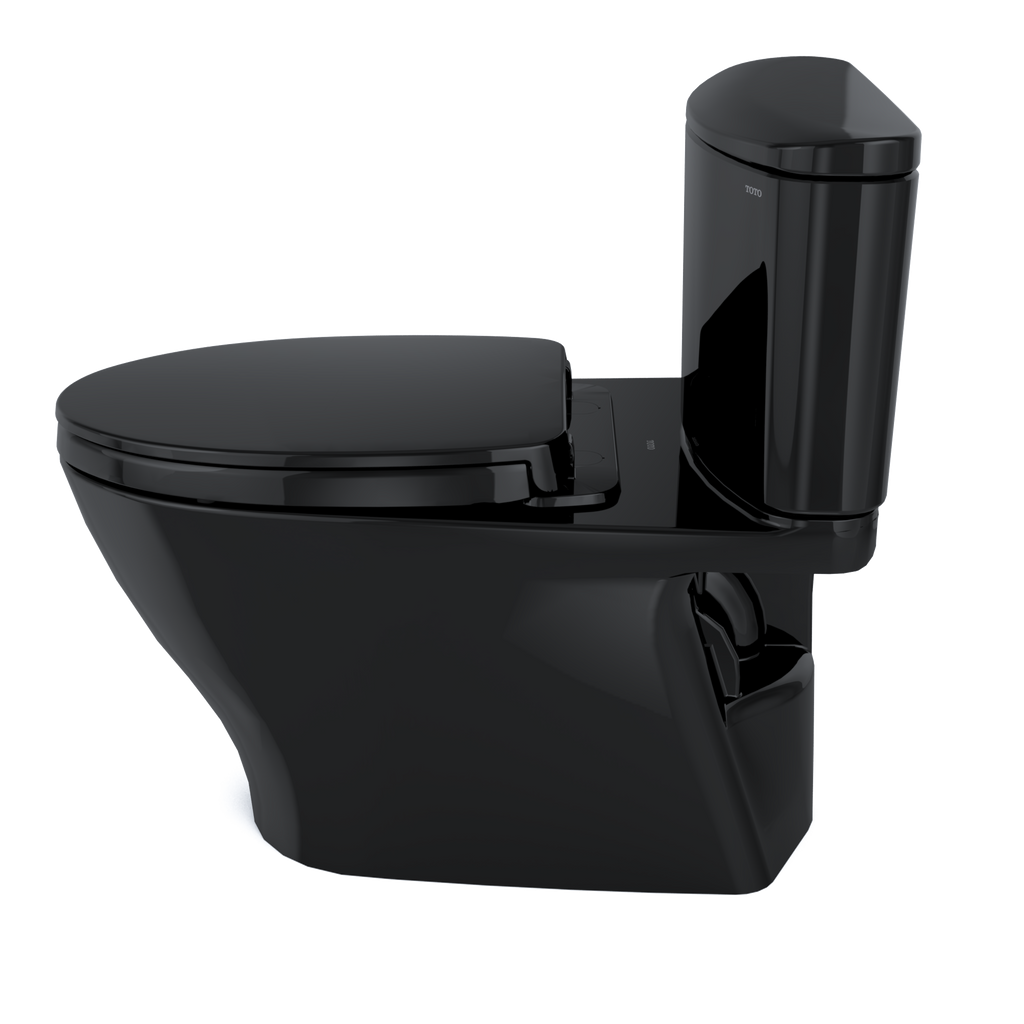 TOTO MS442124CUF#51 Nexus 1G Two-Piece Elongated 1.0 Gpf Universal Height Toilet With Ss124 Softclose Seat - Ebony