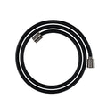 AXOR 28259340 Shower Solutions Textile Hose with Cylindrical and Conical Nut, 63" - Brushed Black Chrome