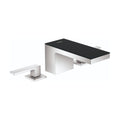 AXOR 47050601 MyEdition Widespread Faucet 70, 1.2 GPM - Chrome / Black Glass