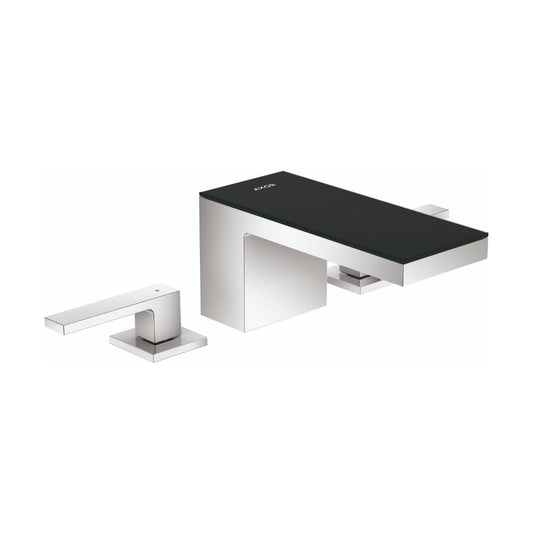 AXOR 47050601 MyEdition Widespread Faucet 70, 1.2 GPM - Chrome / Black Glass