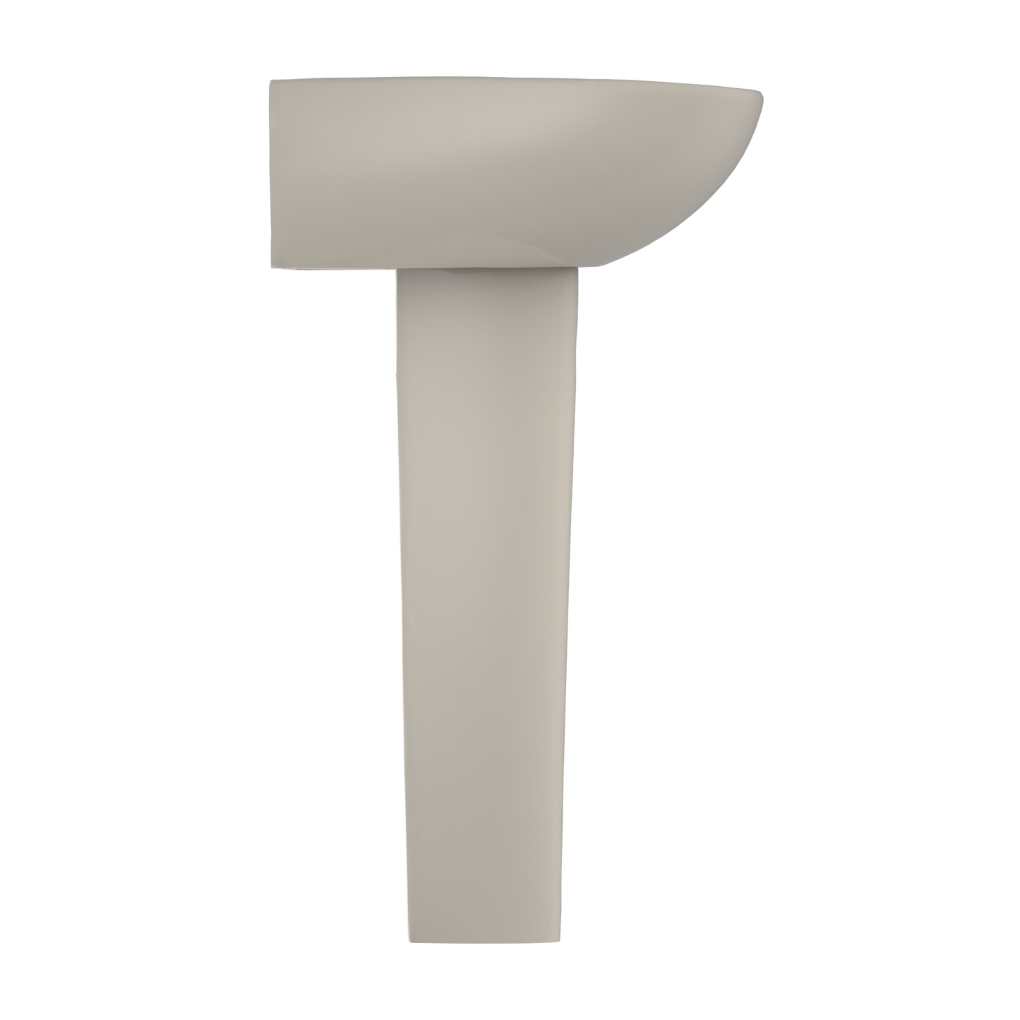 TOTO LPT241.8G#03 Supreme Oval Basin Pedestal Bathroom Sink With Cefiontect For 8 Inch Center Faucets - Bone