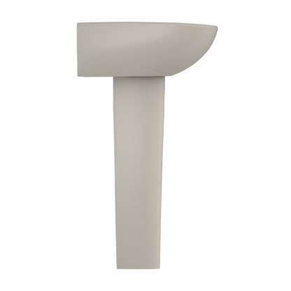 TOTO LPT241.8G#03 Supreme Oval Basin Pedestal Bathroom Sink With Cefiontect For 8 Inch Center Faucets - Bone