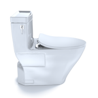 TOTO MS626234CEFG#01 Aimes One-Piece Elongated 1.28 Gpf Toilet With Cefiontect And Softclose Seat - Cotton White