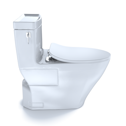 TOTO MS626234CEFG#01 Aimes One-Piece Elongated 1.28 Gpf Toilet With Cefiontect And Softclose Seat - Cotton White