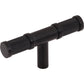 TOP KNOBS TK3231BLK Burnham 3" Length Bar Knob - Flat Black