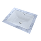 TOTO LT533#01 Promenade Rectangular Undermount Bathroom Sink , Cotton White