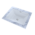 TOTO LT533#01 Promenade Rectangular Undermount Bathroom Sink - Cotton White