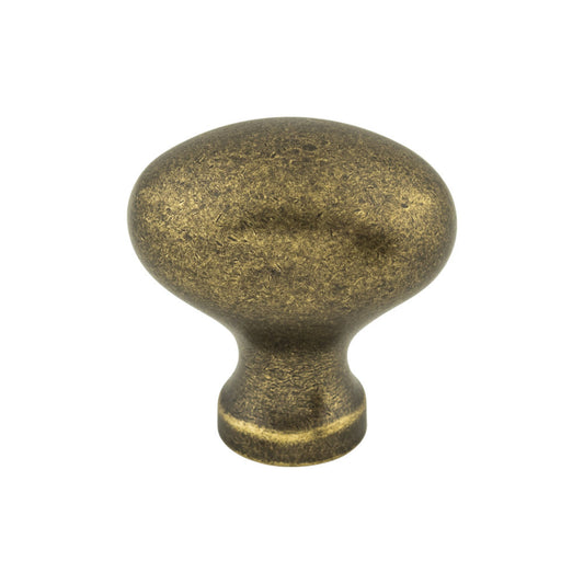 TOP KNOBS M204 Egg 1 1/4" Length Oval Knob - German Bronze